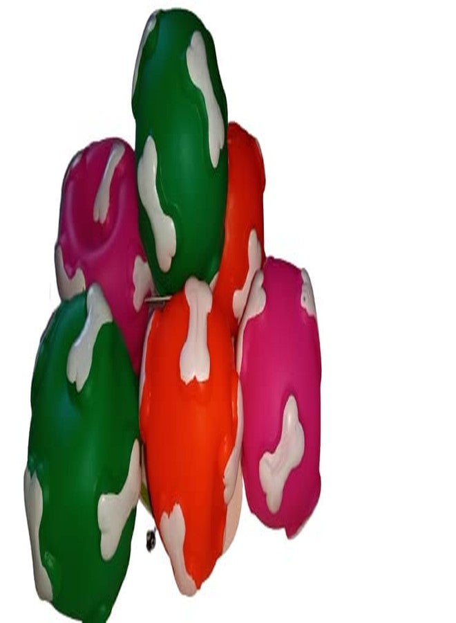 Smart Pups Squeaky Bone Ball Toys for Dogs and cat Colour May Very (Pack of 3 Pcs) - Image 3